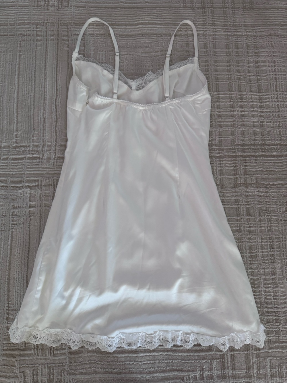 White Lace Trim Slip Dress - Lovers and Friends - Picture 4 of 4